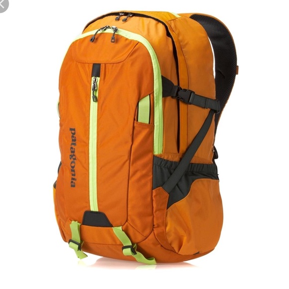 orange patagonia backpack